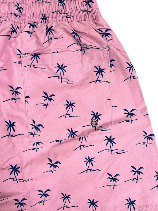 New World Polo Men's Swimwear Shorts Pink