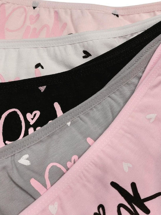 Βαμβακερά Damen Slip MultiPack Rosa