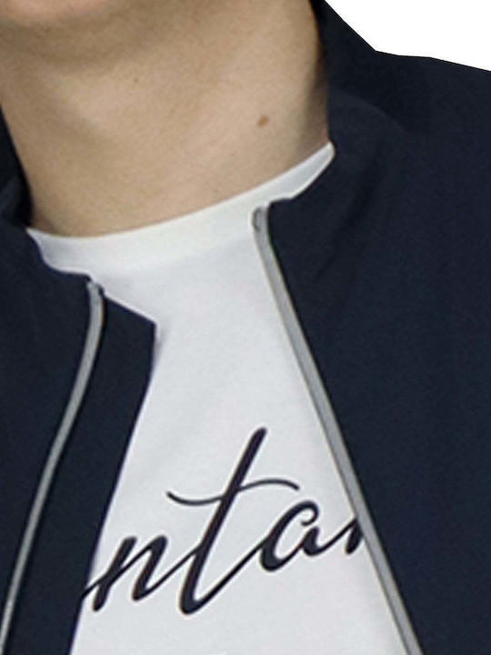 Μπουφάν Αδιάβροχο και Αντιανεμικό Dark Blue