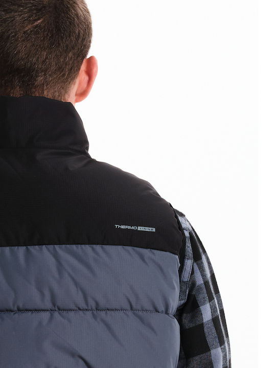 Sleeveless Winter Jacket Puffer Navy Blue