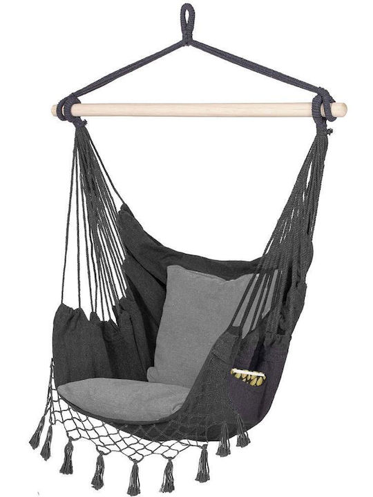 Single Hammock Gray 130x100cm