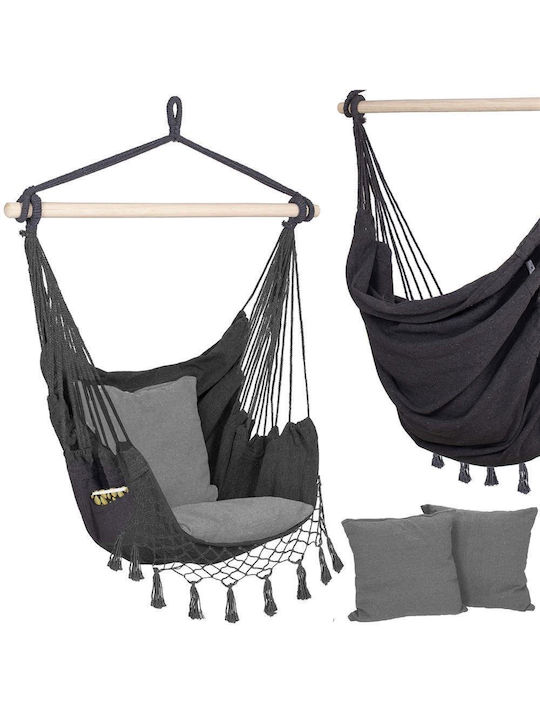 Single Hammock Gray 130x100cm