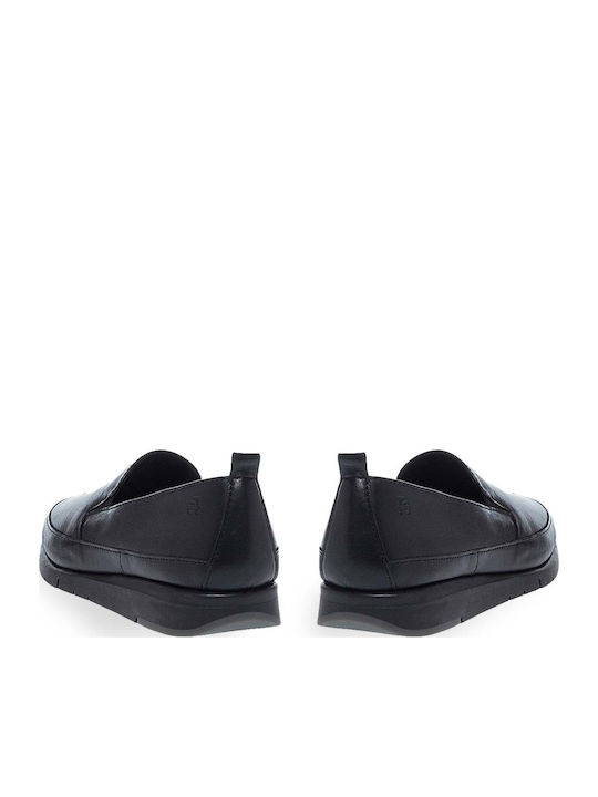 Women's Slip-On Leather Black