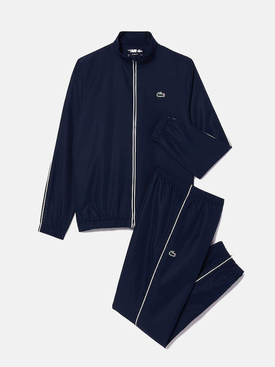 Лъскав с Ластик Navy Blue