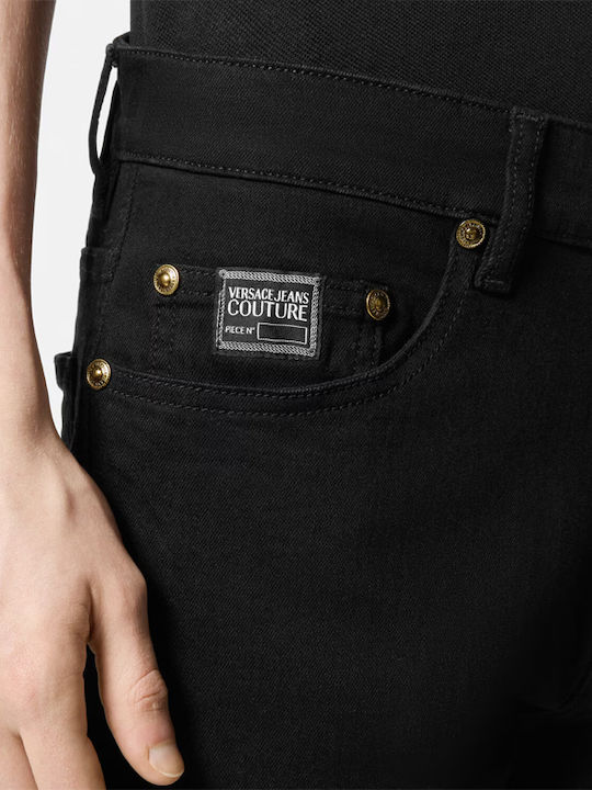 Men's Jeans Pants Elastic with Slim Fit Black