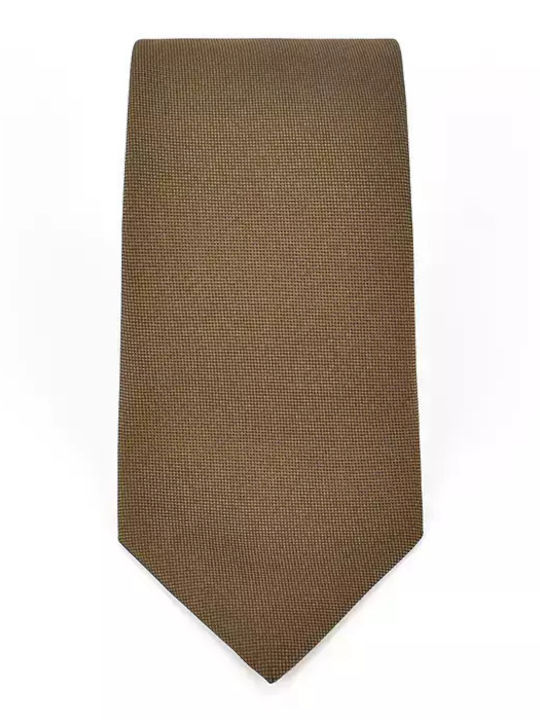 Makis Tselios Fashion Men's Tie in Brown Color