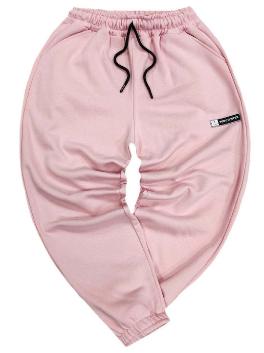 Tony Couper Men's Sweatpants Pink