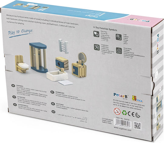 Viga Toys Furniture for Dollhouse