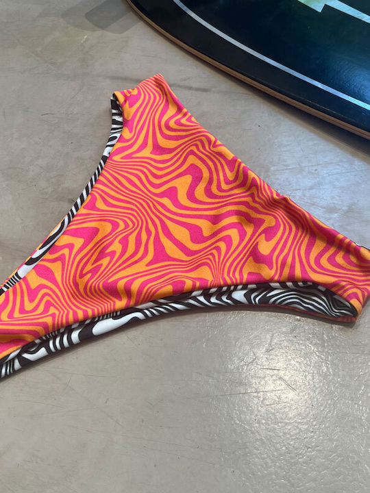 Bikini Slip Orange / Magenta