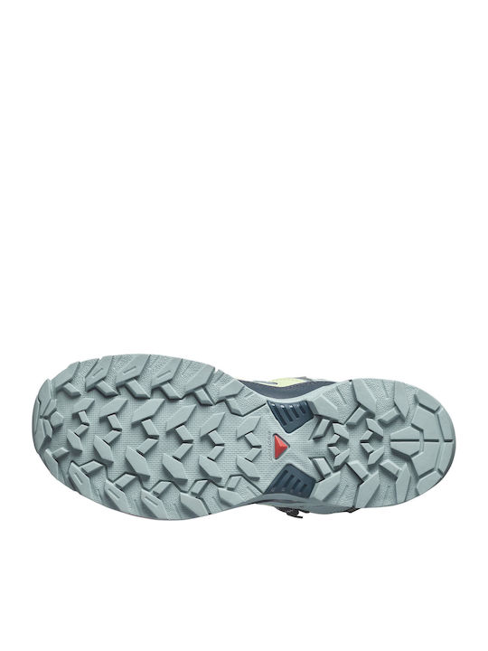 Salomon X Ultra 360 Mid GTX Damen Wanderschuhe Wasserdicht mit Gore-Tex-Membran Graue