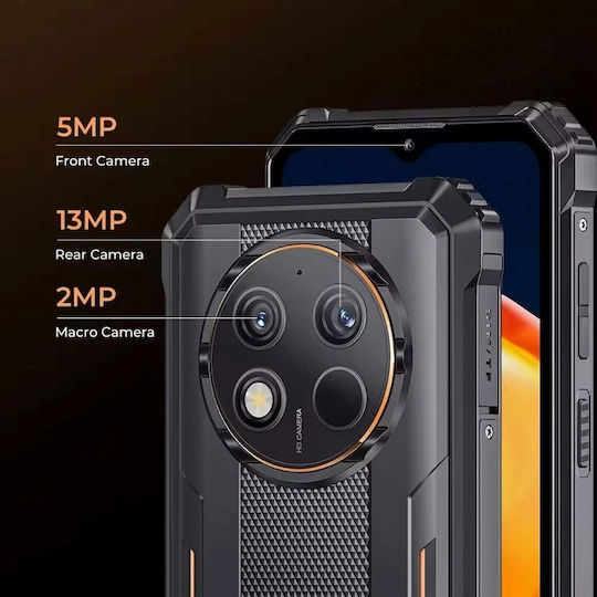 Oukitel WP28E Dual SIM (4/64GB) Ανθεκτικό Smartphone Μαύρο