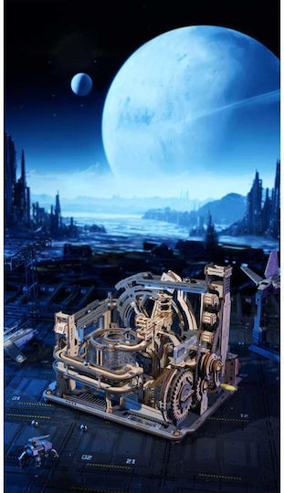 Rokr Wooden Construction Marble Spaceport Toy For Children 14+ Years