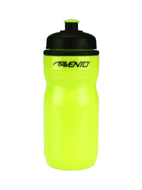 Avento Cycling Plastic Water Bottle 500ml Yellow