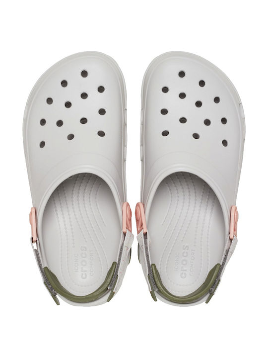Crocs All Terrain Clog Σαμπό Γκρι