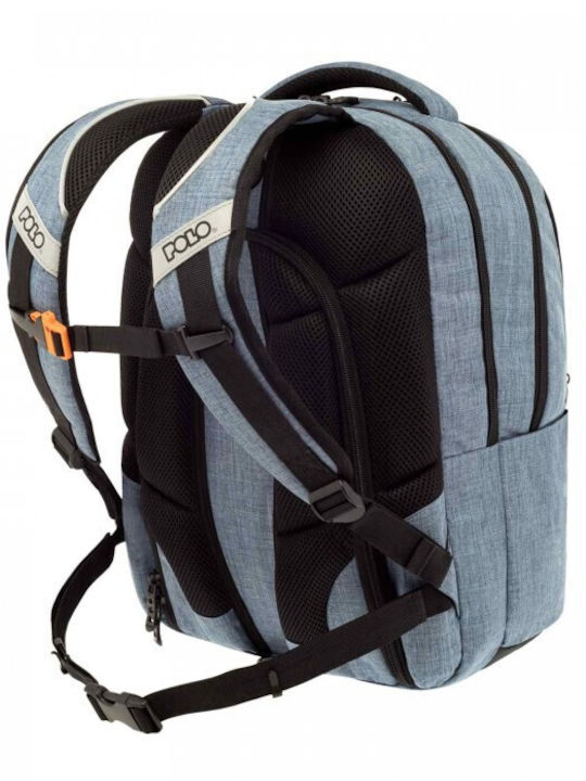 Polo Prodigy School Bag Backpack Junior High-High School in Blue color