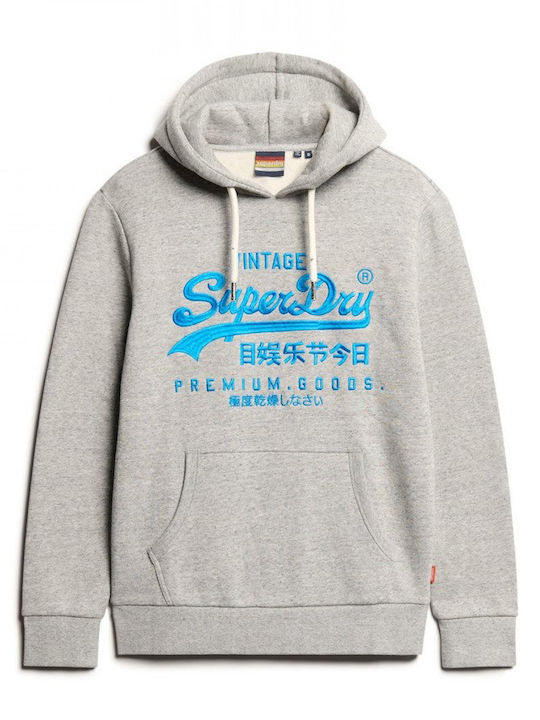 Суитшърт с Качулка Grey, Athletic Grey Marl
