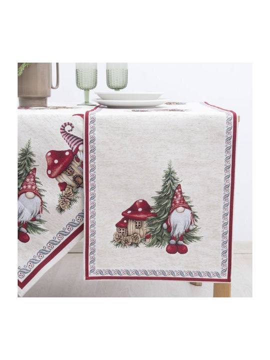 Dimeco Christmas Tablecloth Runner L45xW140cm 1pcs