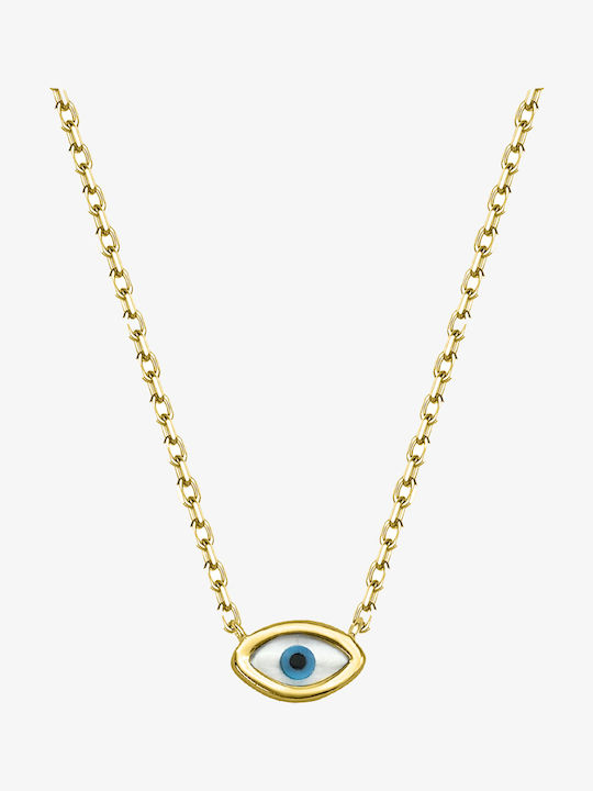 Necklace Made of Gold Plated Silver