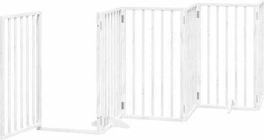 vidaXL Divider Dog in White Color 300 x 90 x 300cm