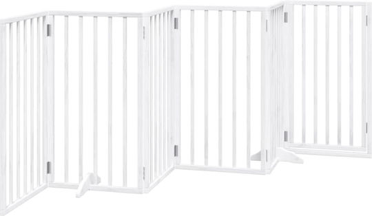 vidaXL Divider Dog in White Color 300 x 90 x 300cm