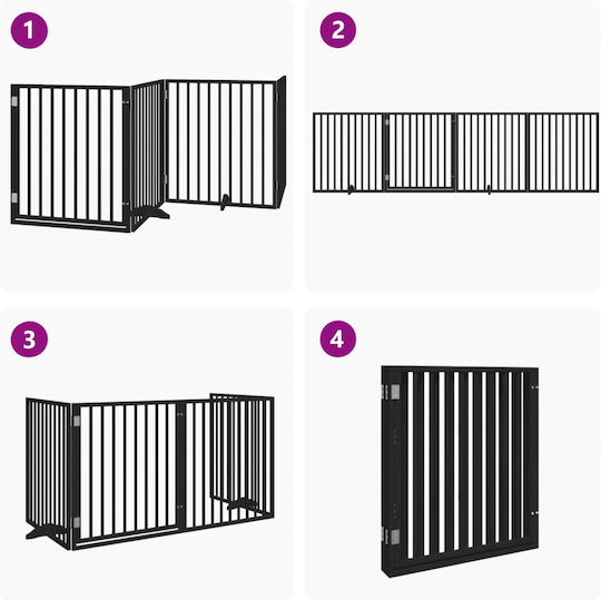 vidaXL Divider Dog in White Color 320 x 90 x 320cm