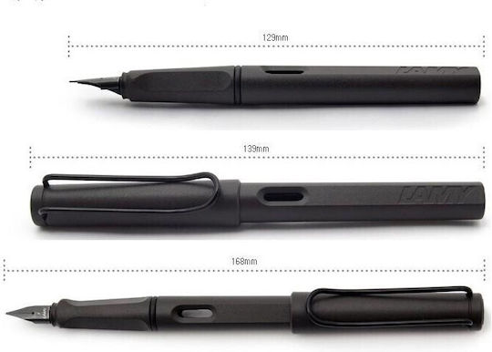 Lamy Safari Writing Pen Broad Gray made of Plastic with Black Ink