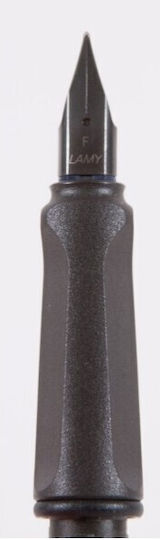 Lamy Safari Fountain Pen Broad Grey Made of Plastic with Black Ink