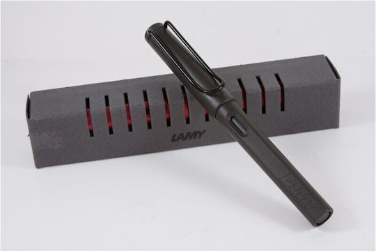 Lamy Safari Fountain Pen Medium Grey Plastic with Black Ink