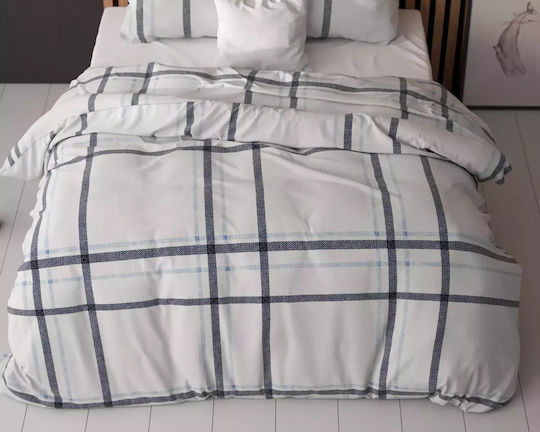 Sleeptime Set Husă de Pilotă Single cu Față de Pernă 140x220 Alb