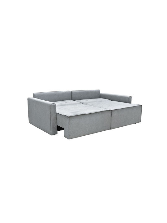 Lidra Canapea Cu Două Locuri Pat Gri 210x110x90cm E9937,1