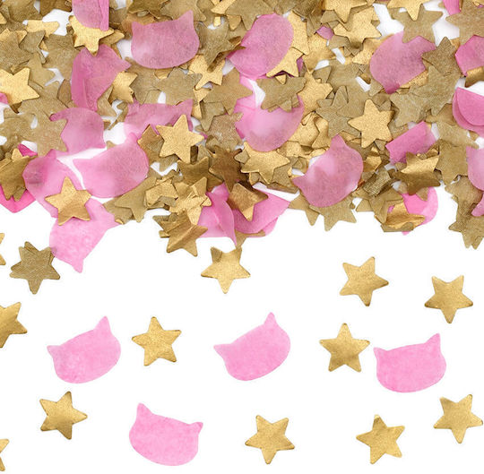 Stars Confetti Cannon Pink