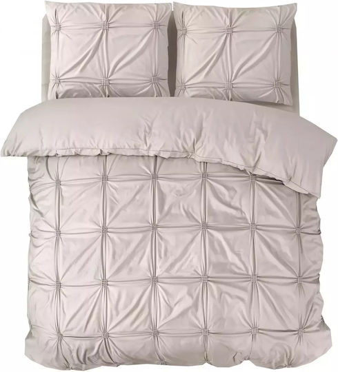 Sleeptime Παπλωματοθήκη Διπλή 200x200 Taupe