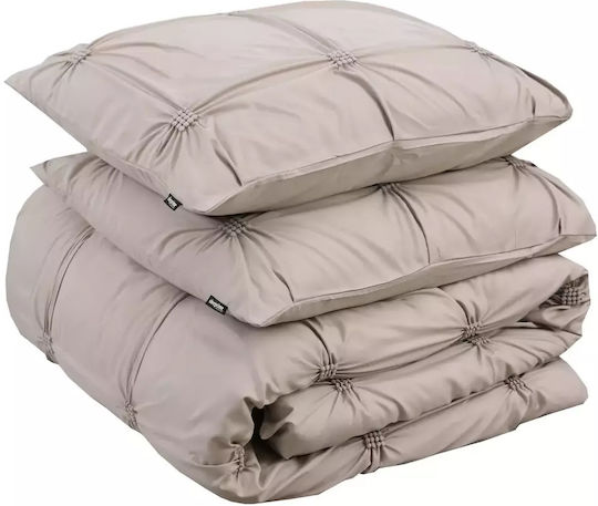 Sleeptime Παπλωματοθήκη Διπλή 200x200 Taupe