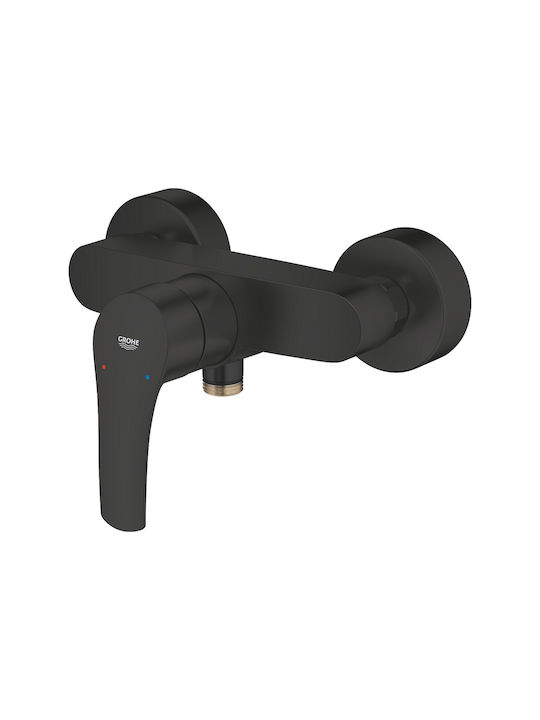Grohe Eurosmart Mixer Wall-mounted Shower 143 Mm Matte Black
