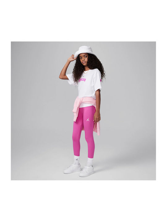 Παιδικό Κολάν Μακρύ Dri-Fit Φούξια Essentials