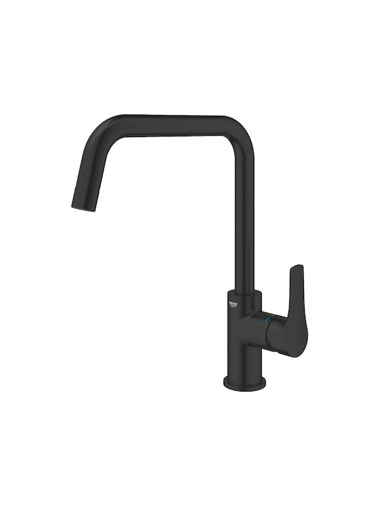 Grohe Eurosmart Baterie Bucătărie Înaltă Cu Pipă Pivotantă 310x228 Mm Negru Mat