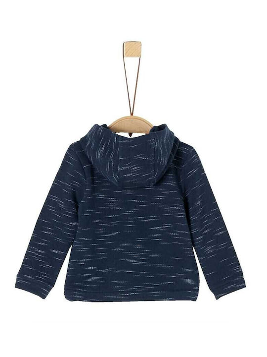 Kids Sweatshirt Cardigan Dark Blue