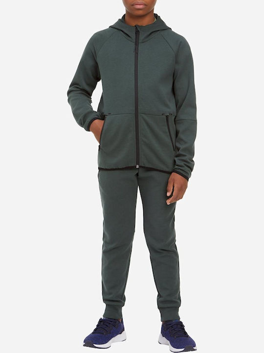 Cardigan pentru copii cu Glugă Verde Toddy
