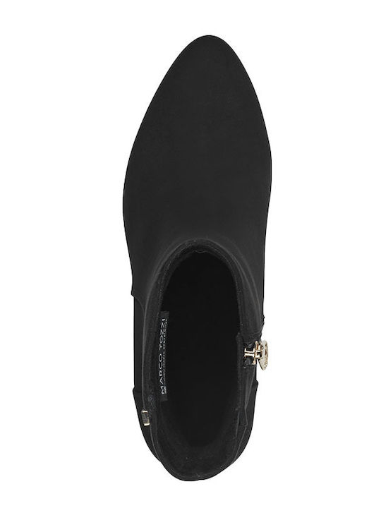 Suede Women's Ankle Boots Black