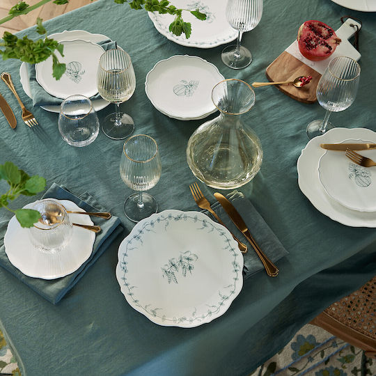La Redoute Interieurs Τραπεζομάντηλο Βαμβακερό Καφέ 170x250εκ.