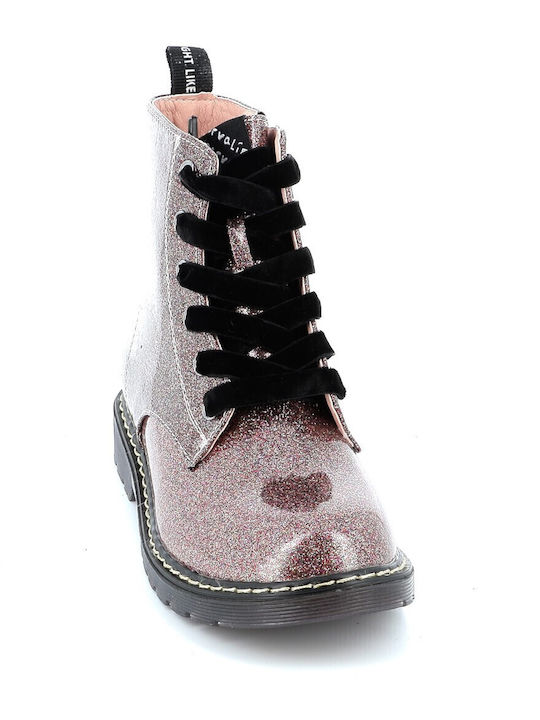 Kids Boots with Zipper Purple
