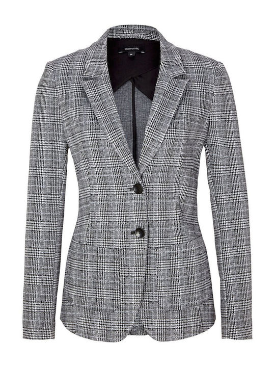 Comma Blazer pentru femei Sacou Grey