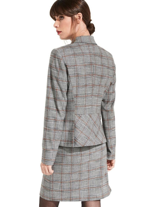 Comma Damen Blazer Grey