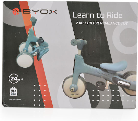 Byox Kids Balance Bike Blue