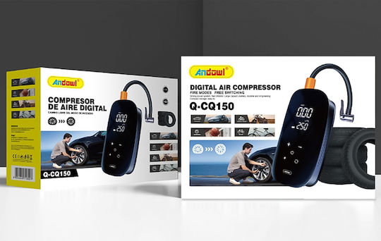Andowl Tire Pumpe mit Kabel 12V