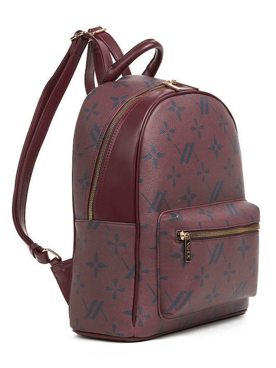 Verde Women's Bag Backpack Burgundy