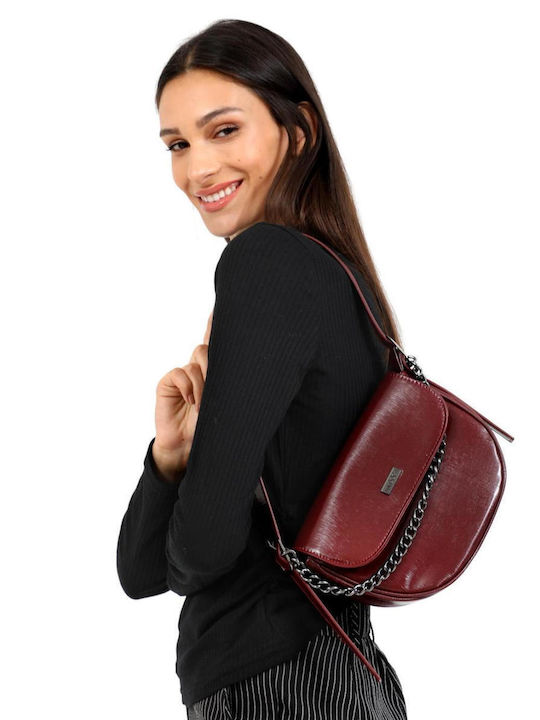 Doca Damen Tasche Schulter Burgundisch