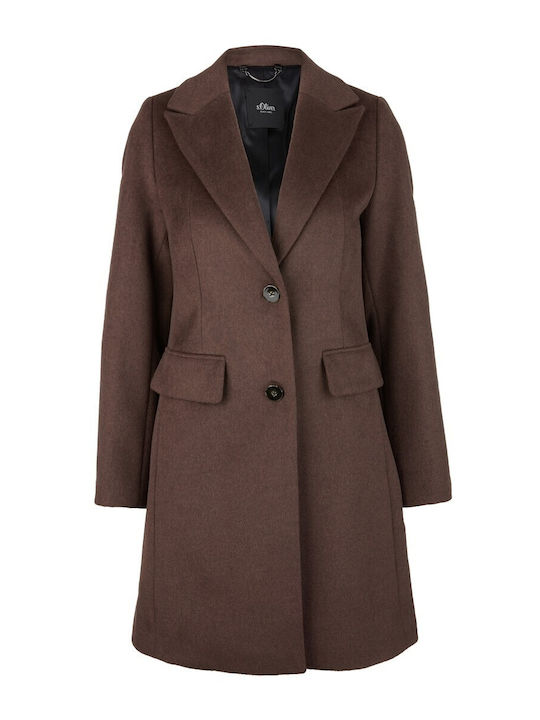 s.Oliver Women's Coat Brown