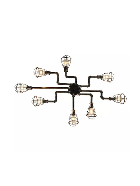 LED Ceiling Light Vintage Industrial Style Durable Metal Build Suitable Indoor Use LED Ceiling Light Vintage Industrial Style Durable Metal Build Suitable Indoor Use