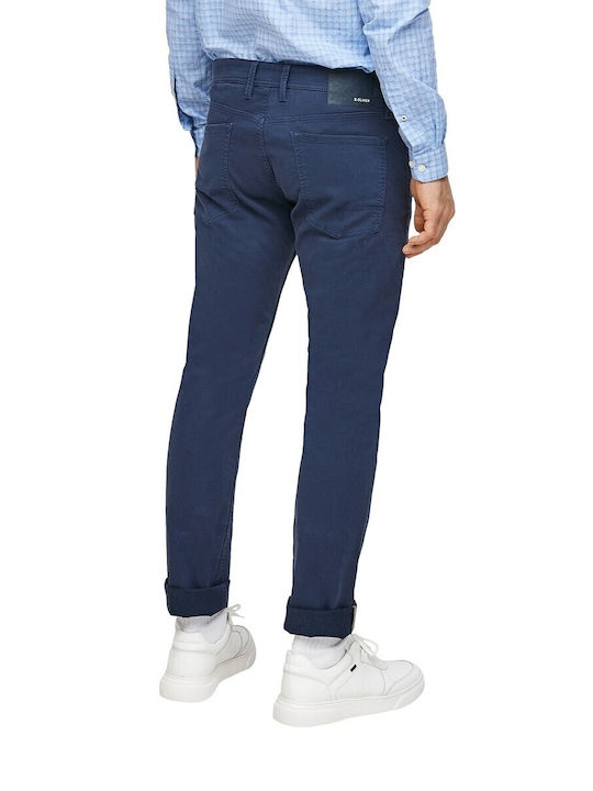 Trousers in Slim Fit Blue